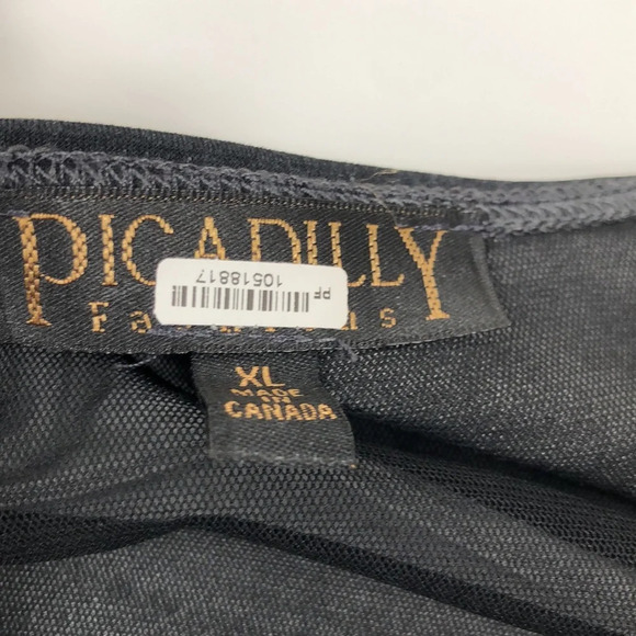 2/$30 Picadilly Fashion Slinky Cardigan Size XL Open Front Floral Animal Print - Picture 4 of 15